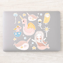 Narvais, Sereia, Dragão, Coruja, Amigos Mágicos