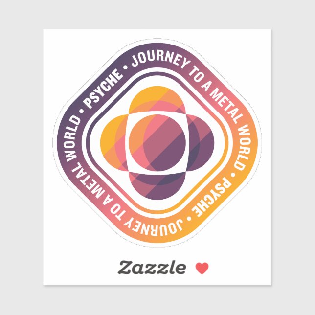 Adesivo NASA Psyche Mission Sticker (Folha)