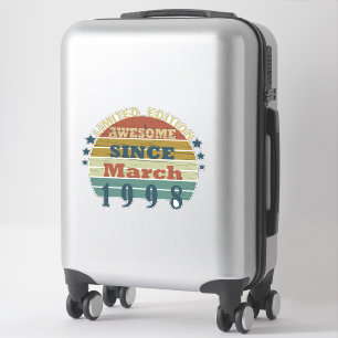 Adesivo Nascer em março de 1998 é fantástico desde