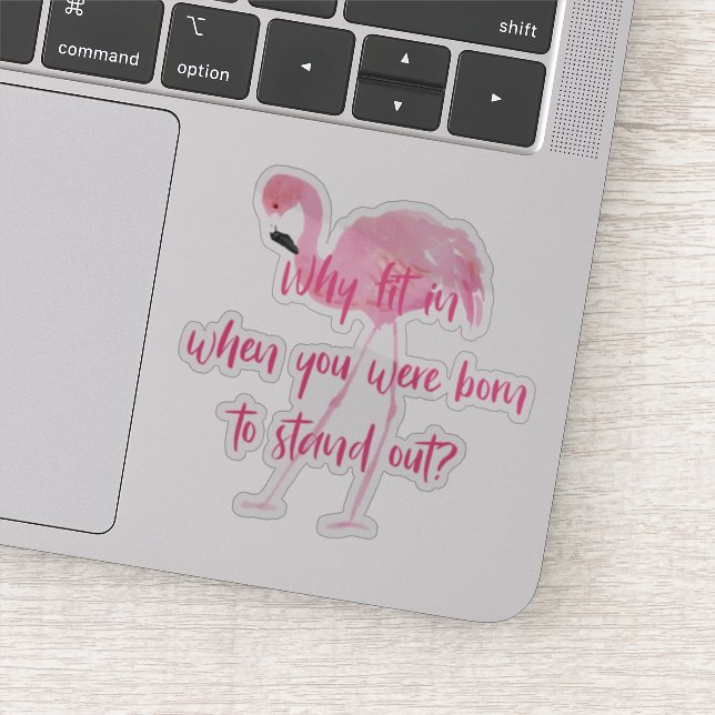 Adesivo Nascer para afastar Flamingo (Detalhe)