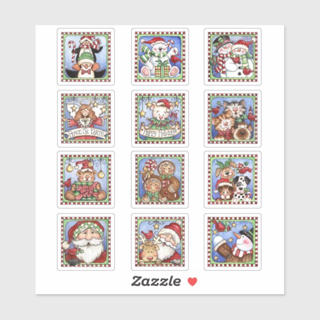 Adesivo Natal (Folha)