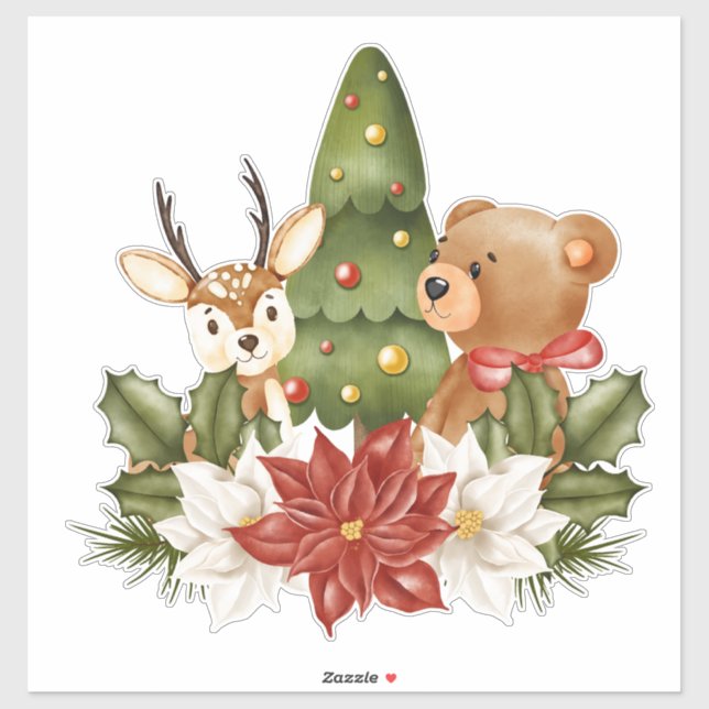 Adesivo Natal (Folha)