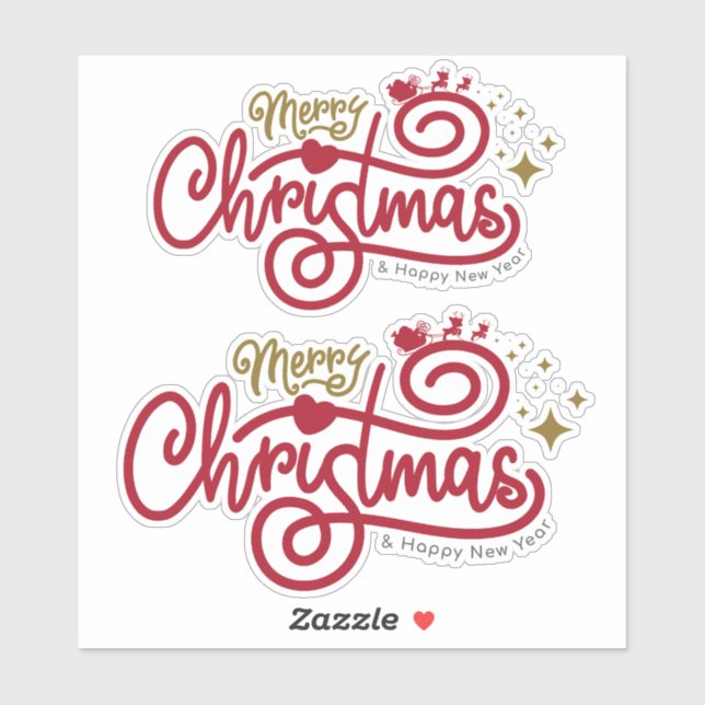 Adesivo Natal 15 (Folha)