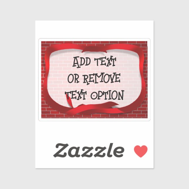 Adesivo Natal da Marca de Fita Vermelha (Folha)