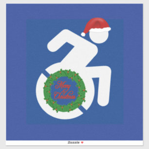 Adesivo Natal Deficientes