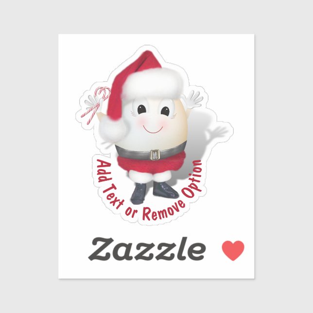 Adesivo Natal do Papai Noel (Folha)