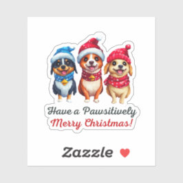 Adesivo Natal dos cães