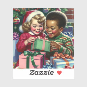 Adesivo Natal e Feliz ano novo bonitos e velhas