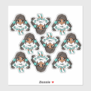 Adesivo Native American Girls Sticker