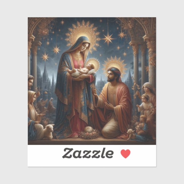 Adesivo Natividade (Folha)