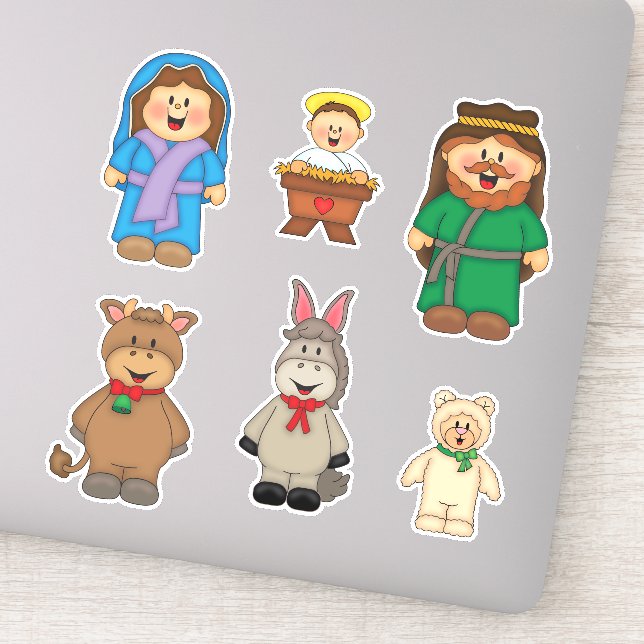 Adesivo Natividade de JollyKins (Conjunto de 6) (Detalhe)