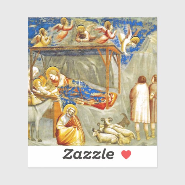 Adesivo Natividade Nascimento de Jesus (Folha)