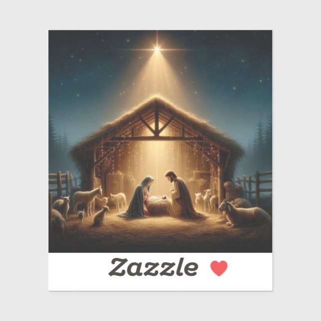 Adesivo Nativity (Folha)