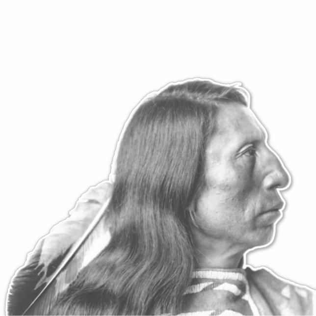 ADESIVO NATIVO AMERICANO MORTO DECAL STICKER (Frente)