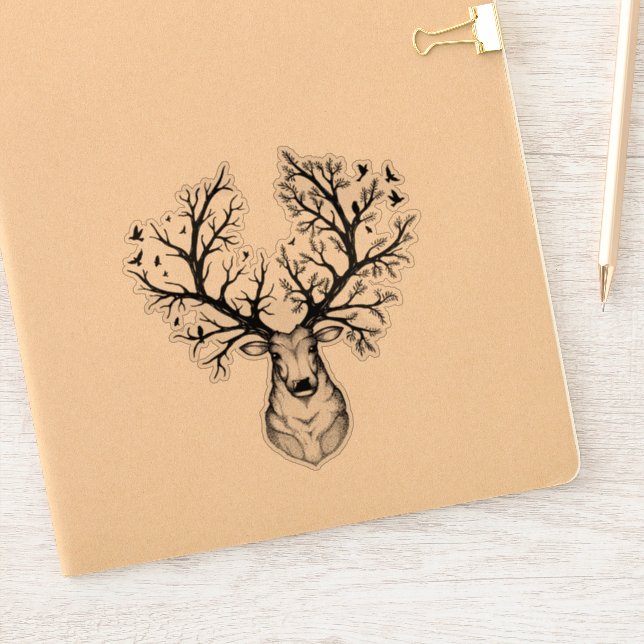 Adesivo Nature Deer (Notebook)