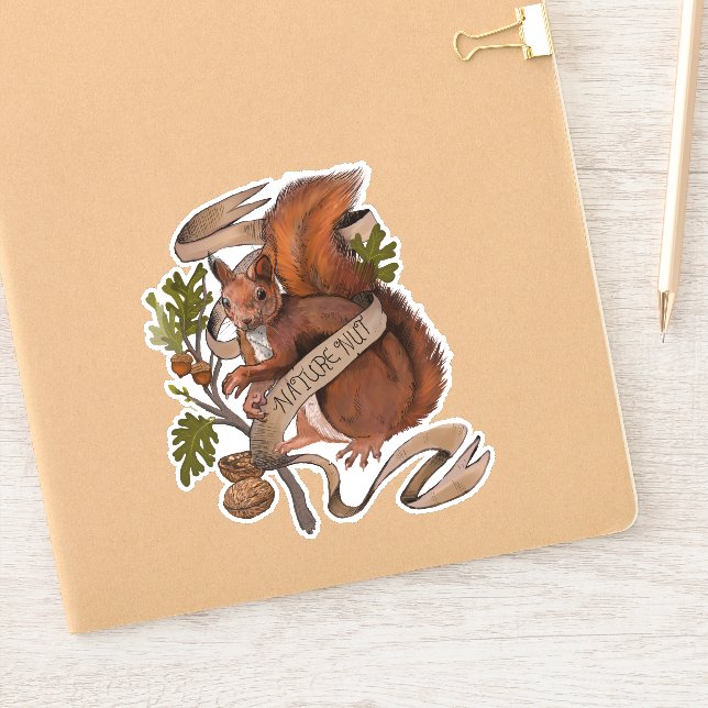 Adesivo Nature Nut Squirrel (Notebook)