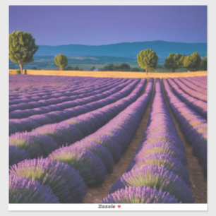 Adesivo Natureza lavanda no exterior Paisagem pacífica