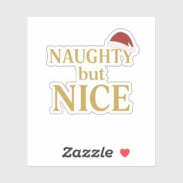 Adesivo Naughty But Nice – Funny Sticker