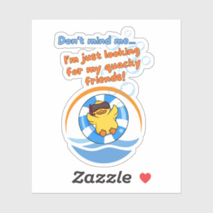 Adesivo Navegação em cruzeiro para patos