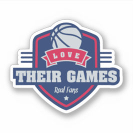 Adesivo NBA de basquetebol Brooklyn Nets RETRO Team Cor