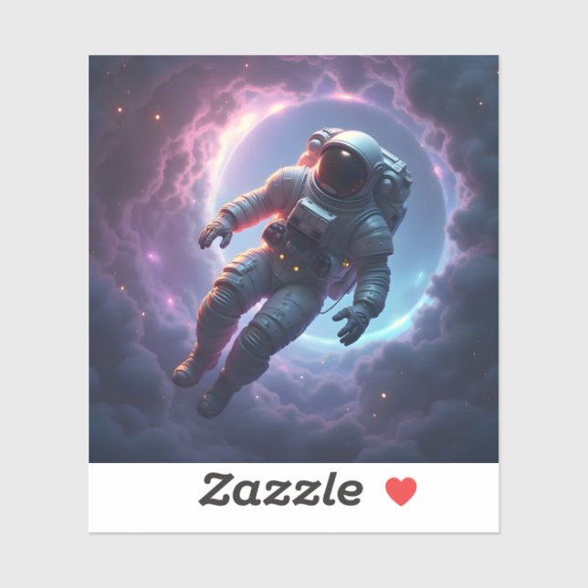 Adesivo Nebula Drift - Square Vinyl Sticker (Folha)