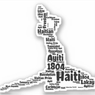 Adesivo Negão Mawon Haitian Shapecloud Black Negon Marro