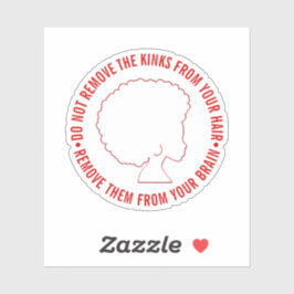 Adesivo NEGRO HAIR Inspirational Marcus Garvey Cote