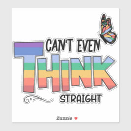 Adesivo Nem sequer consigo pensar no Hetero