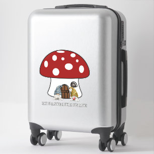 Adesivo Nenhum Lugar Como Gnome Nenhum Lugar Como O Cogume