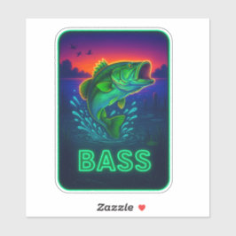 Adesivo Neon Bass Sticker