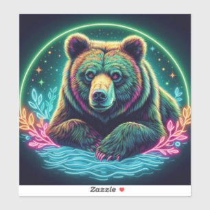 Adesivo Neon Bear