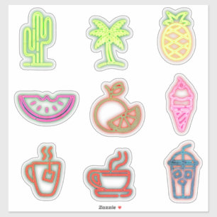 Adesivo Neon de verão