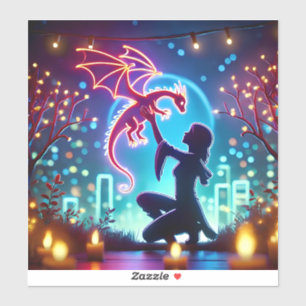 Adesivo  neon dragon trainer