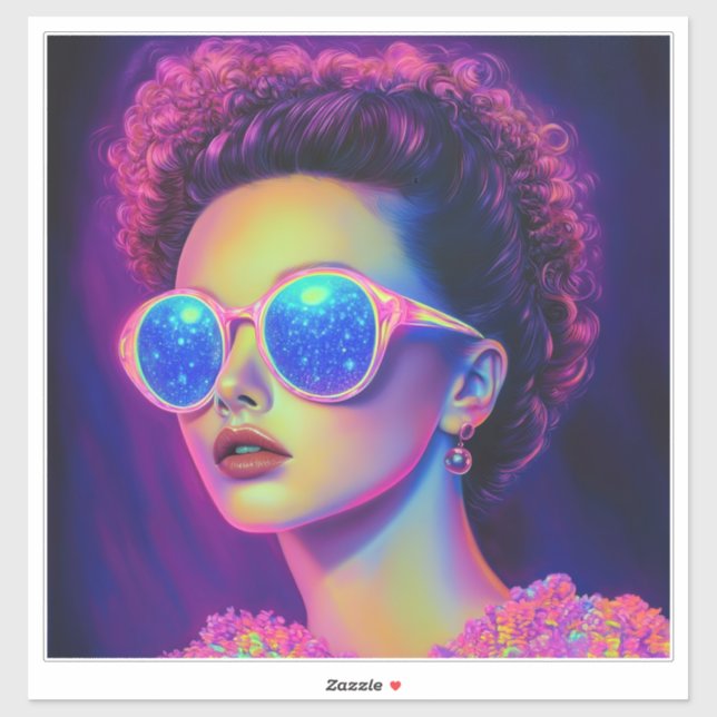 Adesivo Neon Galaxy Glamor (Folha)