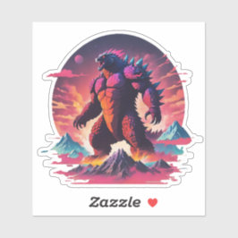 Adesivo Neon Godzila Do Norte