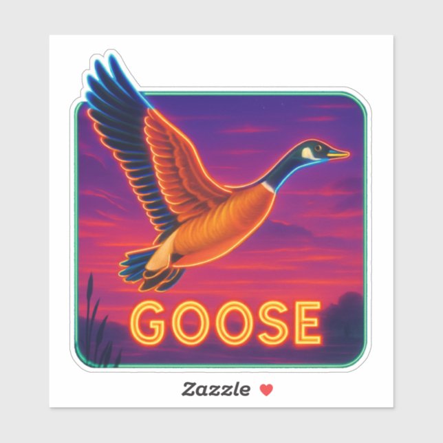 Adesivo Neon Goose Sticker (Folha)