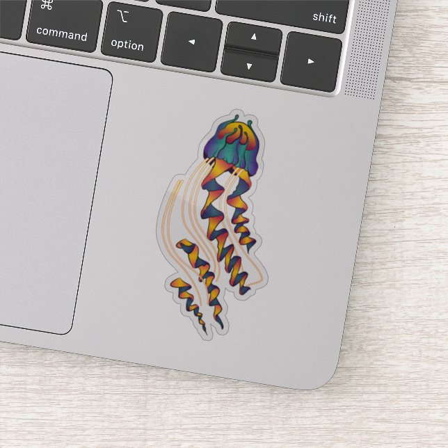 Adesivo Neon Jellyfish (Detalhe)