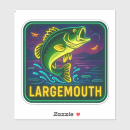 Adesivo Neon Largemouth Sticker