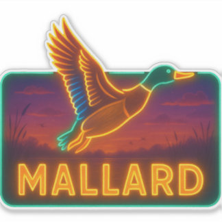 Adesivo Neon Mallard Sticker