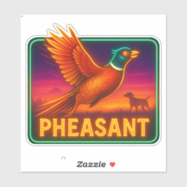 Adesivo Neon Pheasant Sticker