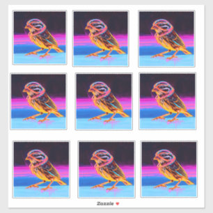 Adesivo Neon Sparrow com Acentos Brilhantes