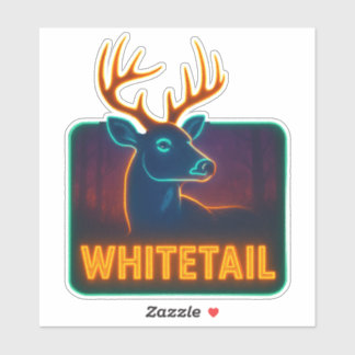 Adesivo Neon Whitetail Vinyl Sticker