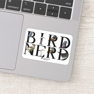 Adesivo Nerd de aves - Várias espécies
