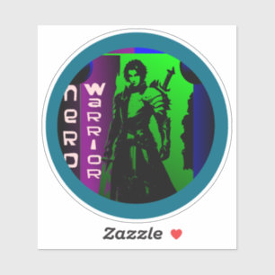 Adesivo Nerd Warrior