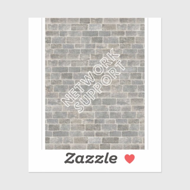 Adesivo Network Support (Folha)