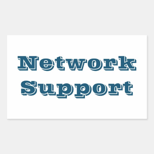 Adesivo network support (Frente)