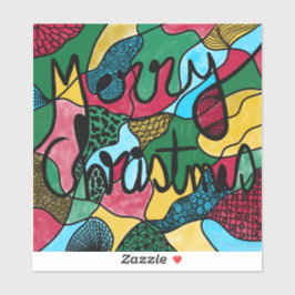 ADESIVO NEUROGRÁFICO E LINHA PRETA DO NATAL DE MERRÍCULA