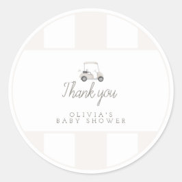 Adesivo neutro de carrinho de golfe