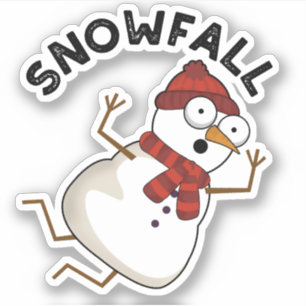 Adesivo Neve Engraçada Arma de Neve