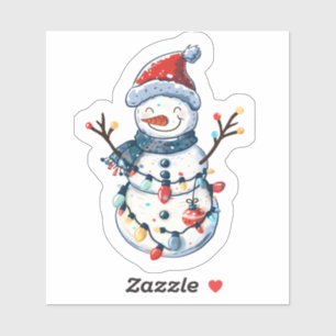 Adesivo Neve Vestido para o Natal